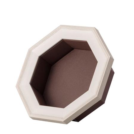 特価◎cazaro/フレーム+紙BOX ロイヤル 八角   パステルホワイト/36P005P0405