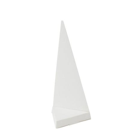 特価◎cazaro/クリア三角錐専用オプション台紙 3枚入 小 ホワイト(台紙のみ)/36V099P0102