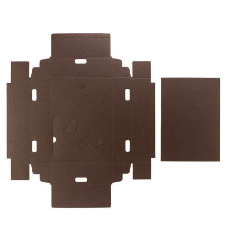 特価◎cazaro/紙BOXスペア3枚入 A4    ブラウン/36V05000402