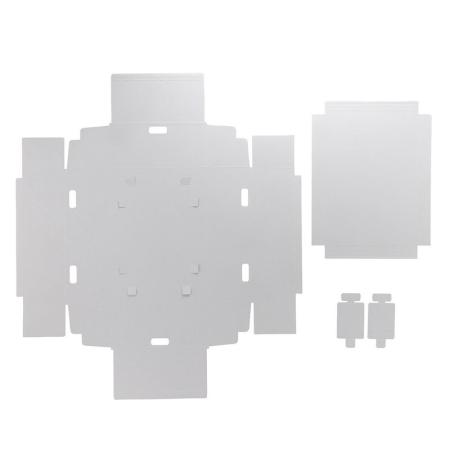 特価◎cazaro/紙BOXスペア3枚入 VERTICAL A4 ホワイト/36V05000601