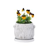 エイチツーオー/ファンクチポット ラウンドS ダーク/HH30445 - 花材