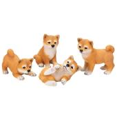 エイチツーオー/犬の仲間たちS 豆柴 4種アソート/HH30591 - 花材通販は