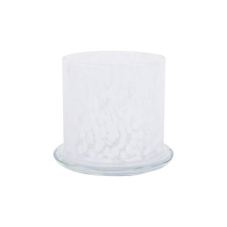 エイチツーオー/ガラスプランター　ジーエル　ホワイト/HH29401