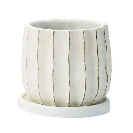 エイチツーオー/チャウダポット　ラウンドM　アイボリー/HH29288