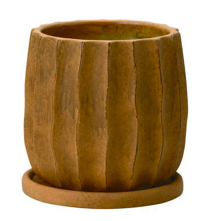 エイチツーオー/チャウダポット　ラウンドL　アンティークブラウン/HH29295