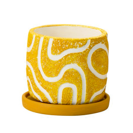 エイチツーオー/ミルポットM　イエロー/HH29312