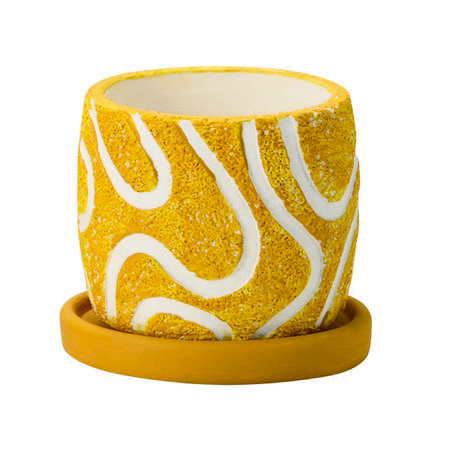 エイチツーオー/ミルポットS　イエロー/HH29313