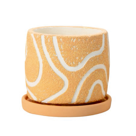 エイチツーオー/ミルポットM　オレンジ/HH29316