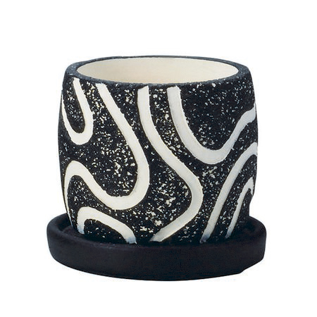 エイチツーオー/ミルポットS　ブラック/HH29329