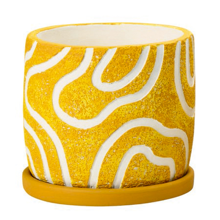 エイチツーオー/ミルポットL　イエロー/HH29311