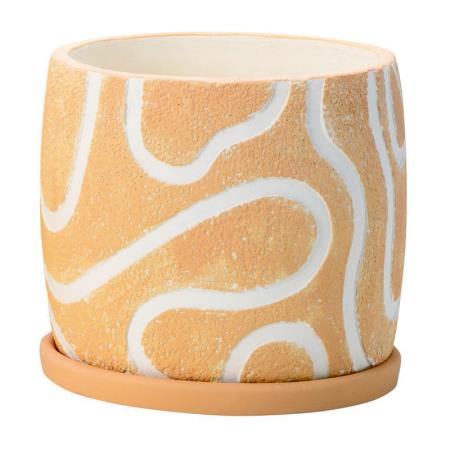 エイチツーオー/ミルポットLL　オレンジ/HH29314