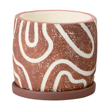 エイチツーオー/ミルポットL　レッド/HH29319