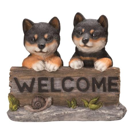 エイチツーオー/2匹のウェルカムドック　黒柴/HH29195