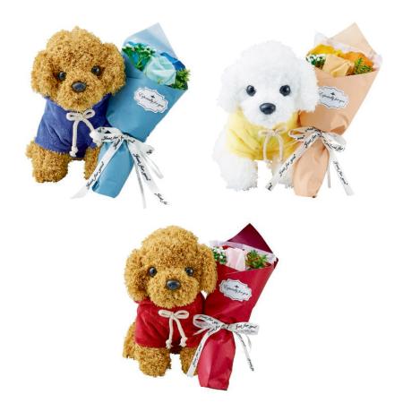 エイチツーオー/3輪ソーブブーケ抱っこドック　3種アソート/HH29366