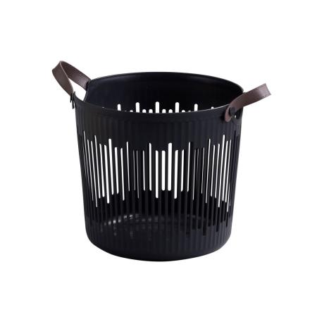 アビテ/ニド・ラウンドバスケット・S ブラック/SAU-001-BK