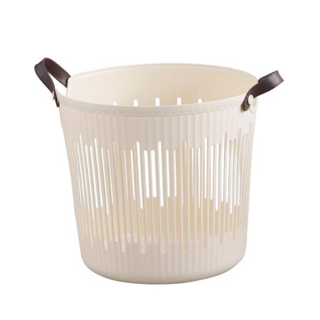 アビテ/ニド・ラウンドバスケット・L アイボリー/SAU-002-IV