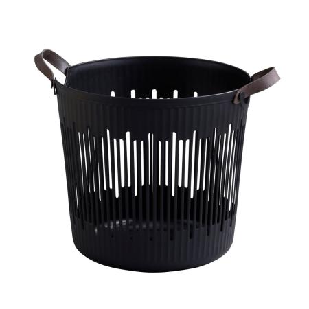 アビテ/ニド・ラウンドバスケット・L ブラック/SAU-002-BK