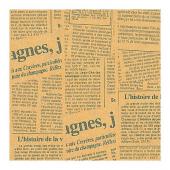 HEIKO/包装紙 半才 未晒 レターフラワー焦茶 100枚入り/002335581 - 花