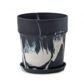 アダチマリ　プランツポッド②　新品未使用・希少品 POSH LIVING/アーバンプランツポット マーブル チャコール/ミルク
