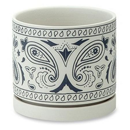 特価◎POSH LIVING/パターンポット ペイズリー/30811