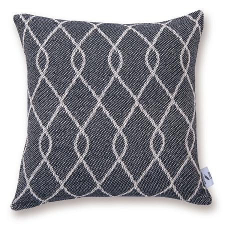 POSH LIVING/MUKT クッションカバー ツイスト スモーク/53301