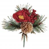 即日★【造花】ビバ工芸/ＶＤ－4175 迎春椿ピック/VD-4175