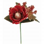 造花 造花 シルクフラワー 『ポインセチアブッシュ×5 ホワイト XE8185