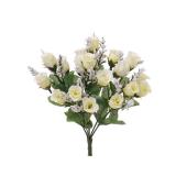【造花】ビバ工芸/VF-6616 ミニローズバット WH/VF-6616