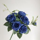 即日★【造花】ビバ工芸/VE-6747 アロマローズブッシュ DP/BL/VE-6747