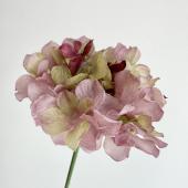【造花】ビバ工芸/ハイドレンジャショートステム/VE-6827-PU/GR