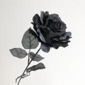 即日★【造花】ビバ工芸/シングルローズ/VD-4222-BK