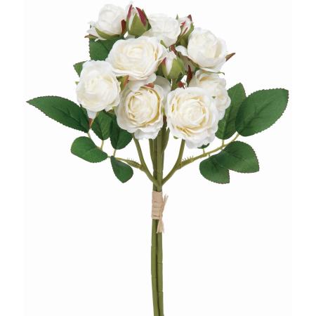 特価◎【造花】ビバ工芸/ウィットローズバンドル WH/VA-2578