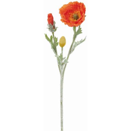 【造花】ビバ工芸/ショートポピー OR/VE-4261
