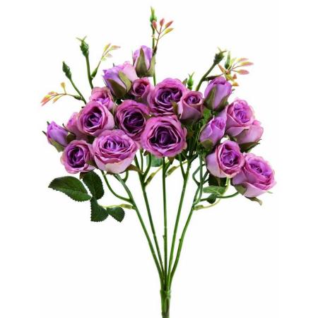 特価◎【造花】ビバ工芸/エレガントローズブッシュ PU/VA-2589