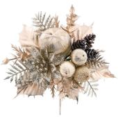 特価◎【造花】ビバ工芸/クリスマスピック/XE-8387 - 花材通販はなどん