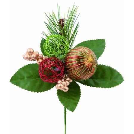 特価◎【造花】ビバ工芸/迎春ピック GR/VE-4268