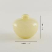 志成販売/ミルキーガラス フラワーベース ワイド/108029CR - 花