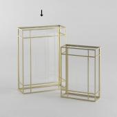 特価◎志成販売/ダブルフォトフレーム(L)ゴールド/108045GL - 花材通販