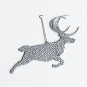 【まーちゃんさま】ornament ❀ * グレーのステキなトナカイさん Crosby & Taylor Reindeer American Handmade Pewter Ornament – The