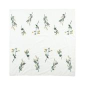 志成販売/草花が咲き誇る刺繍のテーブルクロス/305029PU - 花材