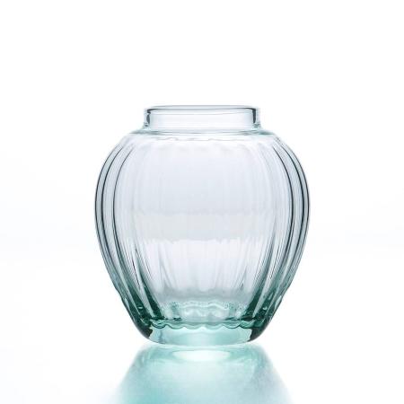志成販売/小ぶりの花が似合う リューズガラスのフラワーベース ポム/108483