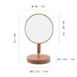 志成販売/木とBRASSの経年変化を楽しむ オーバルスタンドミラー/304951