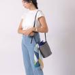 志成販売/春のすみだ川をイメージした流れる水面のスカーフ ショートサイズ/304947OR