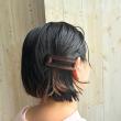 志成販売/品良く仕上がる大人のベロアヘアピン/108391BR