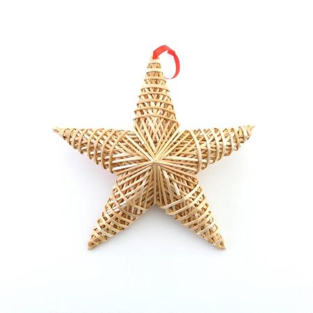 志成販売/クリスマスをやさしく彩る ストローオーナメント スター(L)/108418