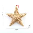 志成販売/クリスマスをやさしく彩る ストローオーナメント スター(L)/108418