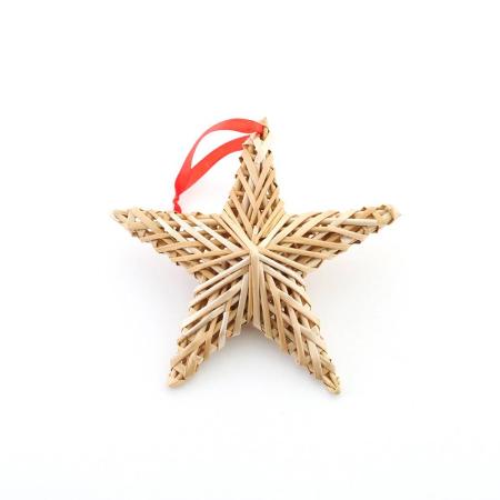 志成販売/クリスマスをやさしく彩る ストローオーナメント スター(S)/108419