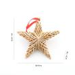 志成販売/クリスマスをやさしく彩る ストローオーナメント スター(S)/108419