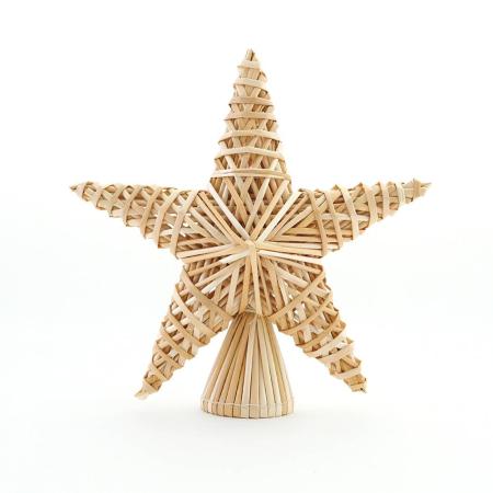 志成販売/クリスマスをやさしく彩る ストロー ツリートッパー/108420