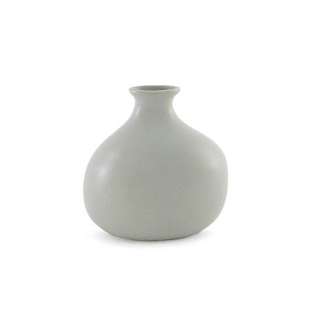 志成販売/置くだけで空間が整う 半磁器のフラワーベース プランプ/108550GY